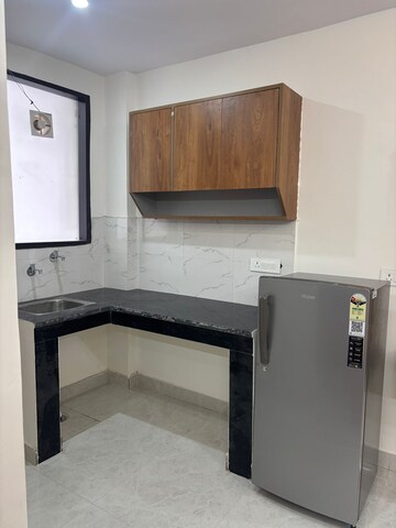 Kitchen in 1 RK Builder Floor at DLF City Phase III, Sector 24 – for Rent
