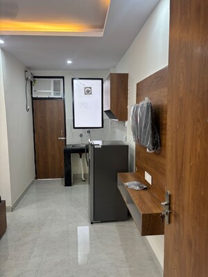 Kitchen in 1 RK Builder Floor at DLF City Phase III, Sector 24 – for Rent