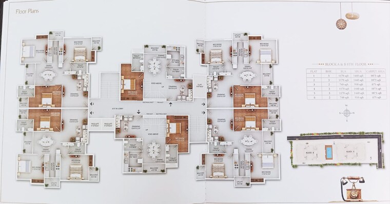 Floor Plan, bariatu 2 Bedroom 1000 Sq.Ft. Apartment In Bariatu Ranchi 9284740
