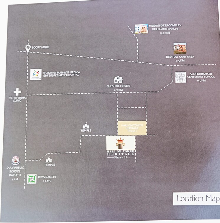 Master Plan, bariatu 2 Bedroom 1000 Sq.Ft. Apartment In Bariatu Ranchi 9284740