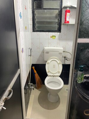 Bathroom in 1 BHK Apartment at Kashish Park Apartment, Lal Bahadur Shastri Road – for Rent