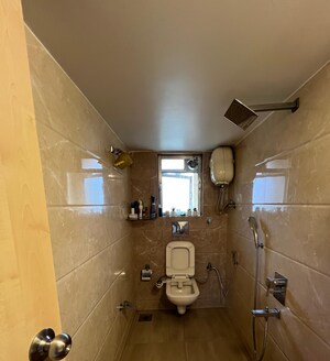 Bathroom in 1 BHK Apartment at Kashish Park Apartment, Lal Bahadur Shastri Road – for Rent