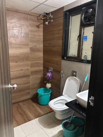 Bathroom in 1 BHK Apartment at Paranjape Blue Ridge, Hinjewadi – for Rent