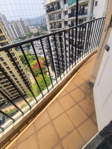 Balcony in 2 BHK Apartment at Everest World Solitare, Kolshet Road – for Sale