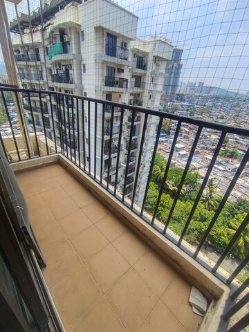 Balcony in 2 BHK Apartment at Everest World Solitare, Kolshet Road – for Sale