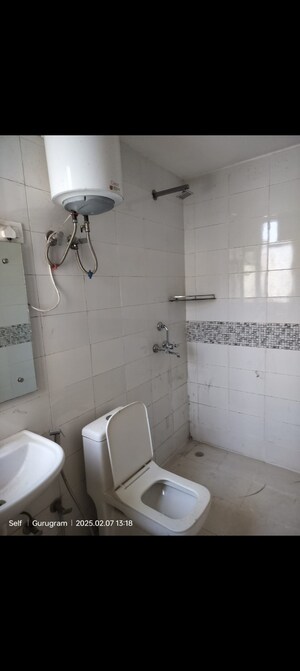 Bathroom in 2 BHK Apartment at Unitech Uniworld Gardens 2, Sector 47 – for Rent