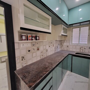 Kitchen in 3 BHK Apartment at Lake Town – for Sale