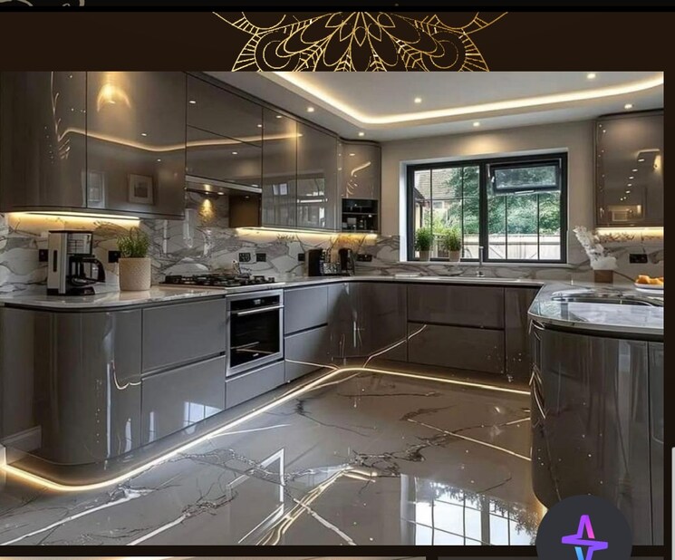 Kitchen, raj nagar extension 3 Bedroom 1450 Sq.Ft. Builder Floor In Raj Nagar Extension Ghaziabad 9275326