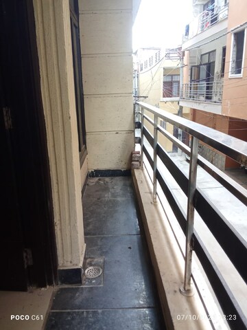 Balcony in 3 BHK Builder Floor at Maidan Garhi – for Rent
