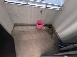 Bathroom in 1 BHK Apartment at Mantra Insignia, Mundhwa – for Rent