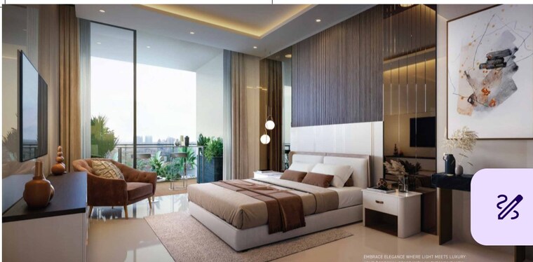 Bedroom, signature-global-titanium-spr 3 Bedroom 2780 Sq.Ft. Apartment In Sector 71 Gurgaon 9285336