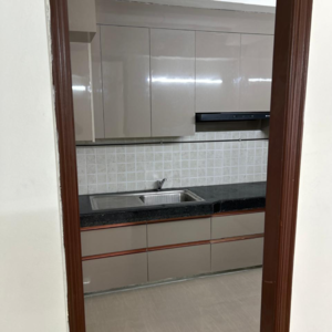 Kitchen in 3 BHK Apartment at Ramprastha City The Atrium, Sector 37d – for Rent