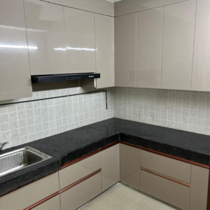 Kitchen in 3 BHK Apartment at Ramprastha City The Atrium, Sector 37d – for Rent