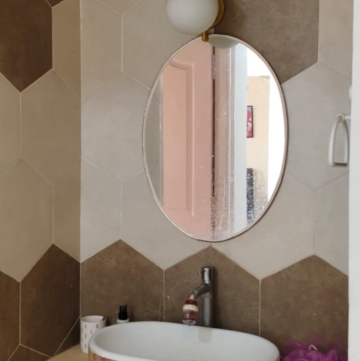 Bathroom in 3 BHK Apartment at GM Infinite E City Town, Bommasandra – for Rent