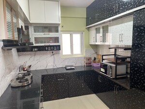 Kitchen in 3 BHK Apartment at Sri Ram Swathi Apartments, Puppalaguda – for Rent