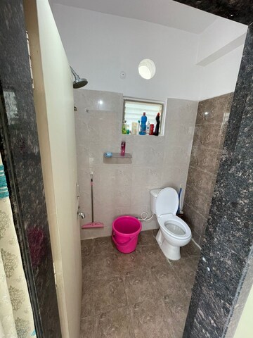 Bathroom in 3 BHK Apartment at Sri Ram Swathi Apartments, Puppalaguda – for Rent