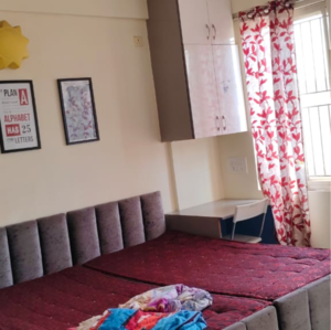 Bedroom in 3 BHK Apartment at GM Infinite E City Town, Bommasandra – for Rent