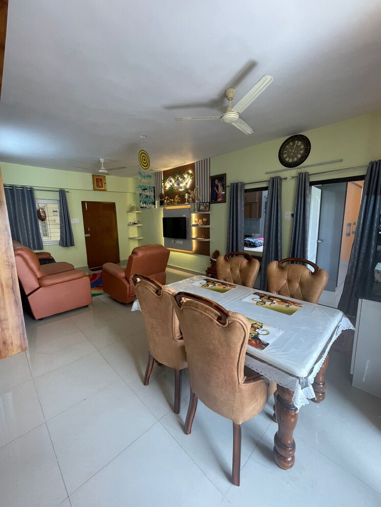 Living Room, sri-ram-swathi-apartments 3 Bedroom 1550 Sq.Ft. Apartment In Puppalaguda Hyderabad 9285294