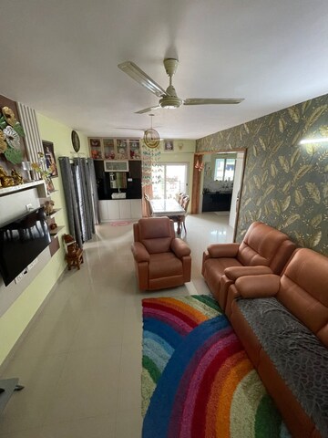 Living Room in 3 BHK Apartment at Sri Ram Swathi Apartments, Puppalaguda – for Rent