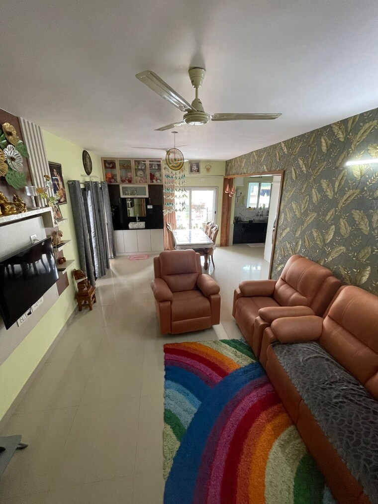 Living Room, sri-ram-swathi-apartments 3 Bedroom 1550 Sq.Ft. Apartment In Puppalaguda Hyderabad 9285294