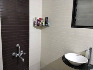 Bathroom in 1 BHK Apartment at Vastushree Adrina, Mundhwa – for Rent