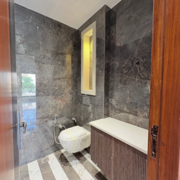Bathroom in 3 BHK Builder Floor at New Industrial Township 3 – for Rent
