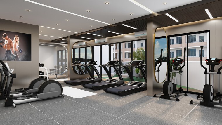 Gym, agrawal-phoenix 1 Bedroom 370 Sq.Ft. Apartment In Bandra East Mumbai 9284755