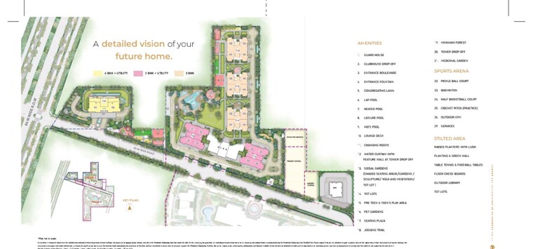 Master Plan, signature-global-cloverdale 3 Bedroom 2095 Sq.Ft. Apartment In Sector 71 Gurgaon 9285556