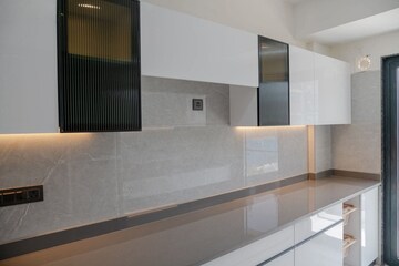 Kitchen in 3 BHK Apartment at Marvel Ribera, Boat Club Road – for Sale