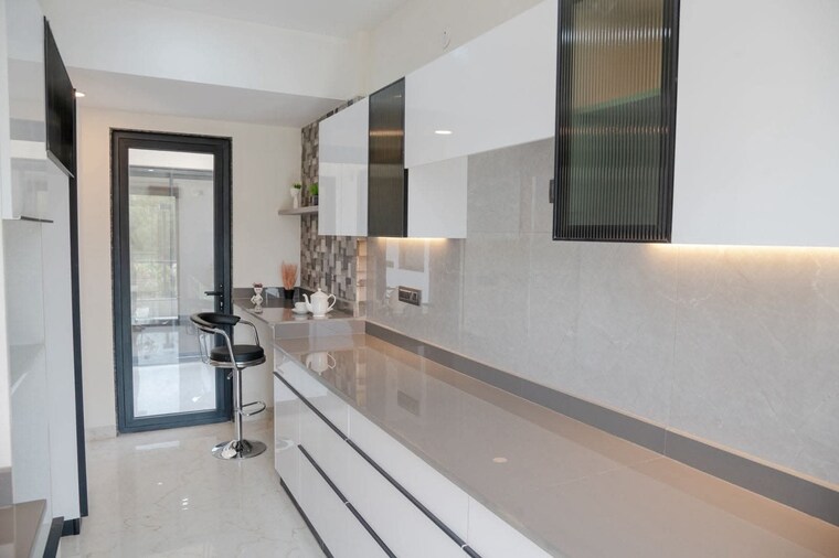 Kitchen, marvel-ribera 3 Bedroom 2200 Sq.Ft. Apartment In Boat Club Road Pune 9285558