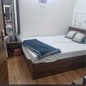 Bedroom in 1 BHK Builder Floor at SS Plaza Gurgaon, Mayfield Garden – for Rent