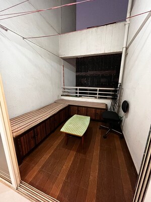 Balcony in 2 BHK Apartment at Venus Heights Phase 1, Pashan Sus Road – for Rent