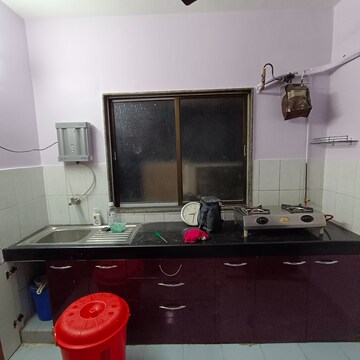 Kitchen in 1 BHK Apartment at Spaghetti Complex, Kharghar – for Rent