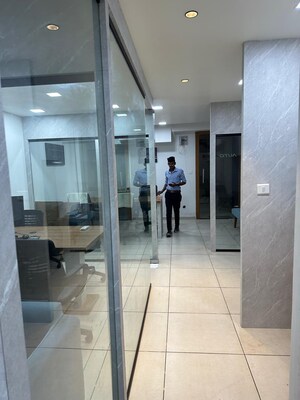 Bathroom in  Office Space at KP Epitome, Makarba – for Rent