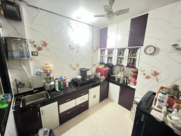 Kitchen in 1 BHK Apartment at Omkar Apartment Kharegaon, Kalwa – for Sale