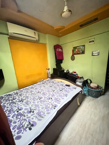Bedroom in 1 BHK Apartment at Omkar Apartment Kharegaon, Kalwa – for Sale