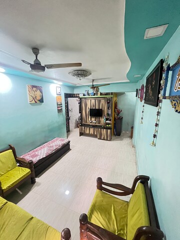 Living Room in 1 BHK Apartment at Omkar Apartment Kharegaon, Kalwa – for Sale