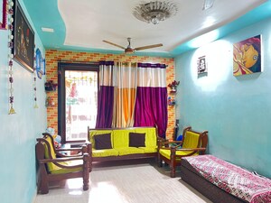 Living Room in 1 BHK Apartment at Omkar Apartment Kharegaon, Kalwa – for Sale