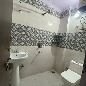 Bathroom in 2 BHK Builder Floor at Chattarpur – for Rent