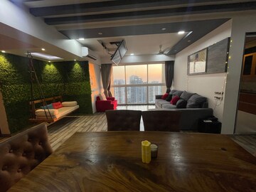 Living Room in 3 BHK Apartment at Runwal Elegante, Andheri West – for Rent