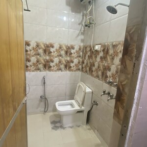Bathroom in 2 BHK Builder Floor at Chattarpur – for Rent
