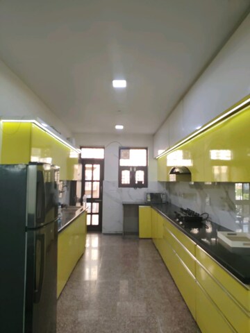 Kitchen in 4 BHK Builder Floor at Ameya Sapphire 57, Sector 57 – for Rent