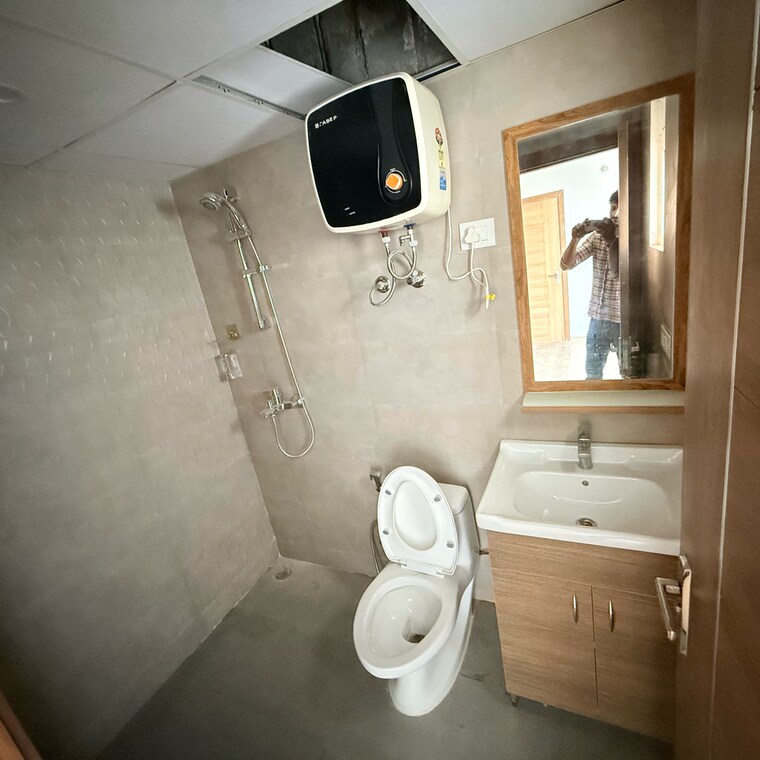 Bathroom, tulip-yellow 3 Bedroom 1034 Sq.Ft. Apartment In Sector 69 Gurgaon 9285973