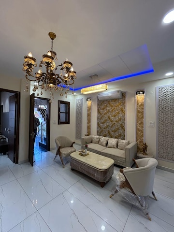 Living Room in 4 BHK Independent House at Sector 77 – for Sale