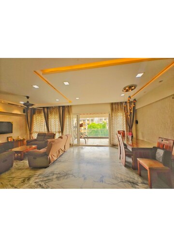 Living Room in 4 BHK Apartment at Bibwewadi – for Sale