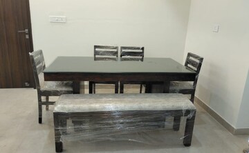 Dining area in 3 BHK Apartment at Vip Road – for Rent