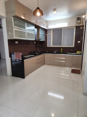 Kitchen in 2.5 BHK Apartment at Eimwoods Apartment, Pimple Saudagar – for Rent