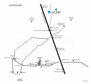  Shop – Map Location View at Paranjape Azure, Tathawade - for Sale