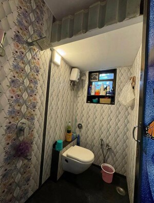 Bathroom in 2 BHK Apartment at Dimple Pinnacolo, Mira Road – for Rent