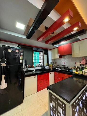 Kitchen in 2 BHK Apartment at Dimple Pinnacolo, Mira Road – for Rent